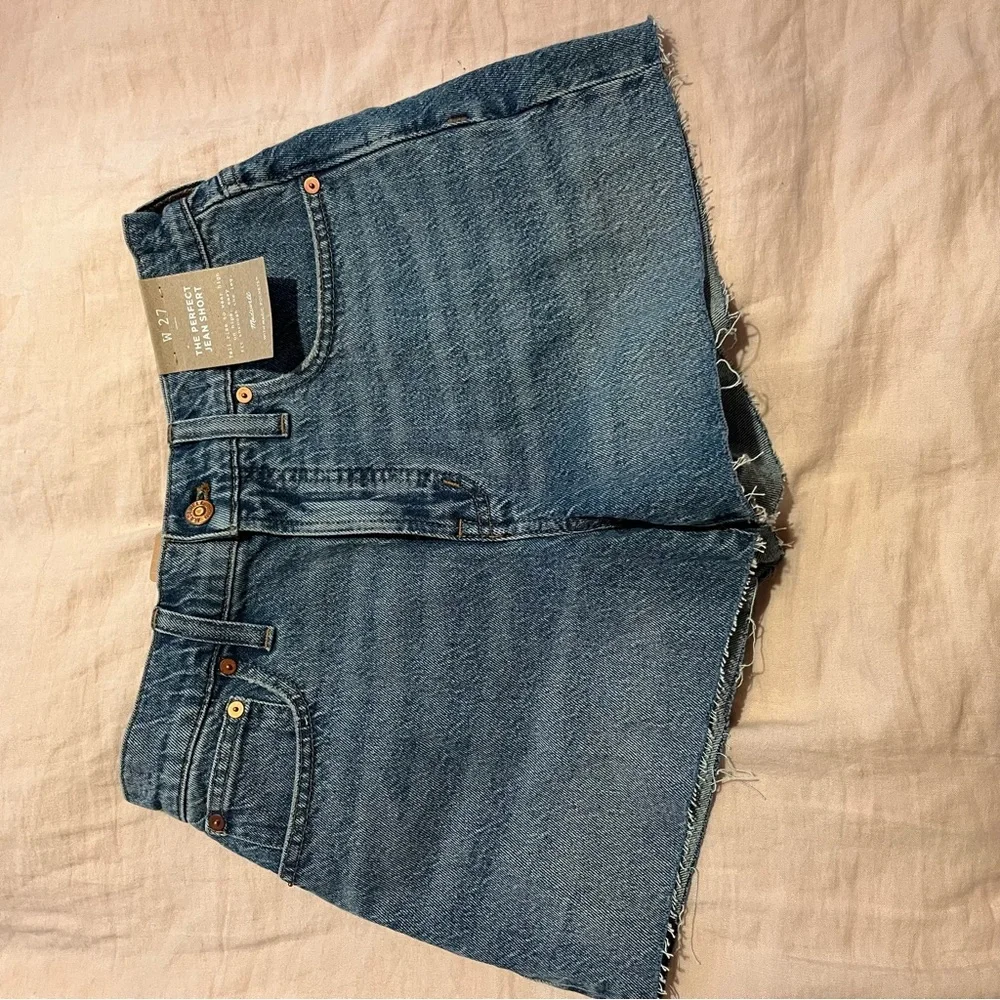 Madewell Blue Denim Jean Shorts